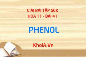 Bài tập Phenol: Giải bài tập 1, 2, 3, 4, 5, 6 trang 193 SGK Hóa 11 bài 41